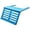 Blue, variant on Mahjong Card Holder for Table, Under-Mat Slide-In Stand, Angled Viewing Rack, Foldable 3D Printed Space-Saving Accessory, Compatible with American Mahjong Mats, 7.3×4.7 Inch,Green