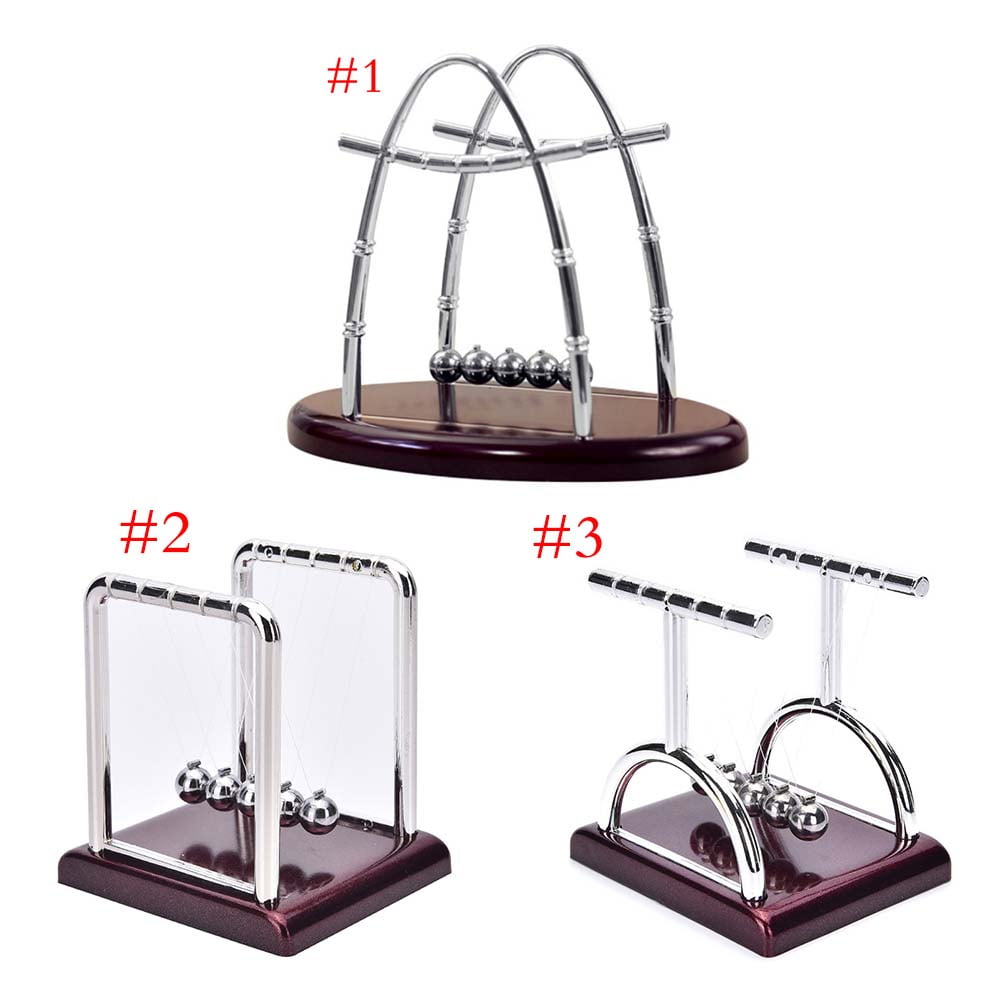 Newtons Cradle Balance Balls Physics Pendulum Science Classic Desk