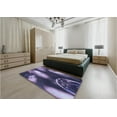 thumbnail image 4 of Ahgly Company Indoor Square Patterned Blue Whale Blue Area Rugs, 6' Square, 4 of 6