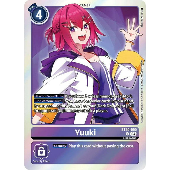 Digimon Release Special Booster 2.5 Rare Yuuki BT20-090