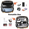 thumbnail image 6 of Basketball Hard Drive Bags Travel Case Charging Cord Organizer - Oxford Cloth Waterproof Electronics Digital Accessories Pouch with Organizer Charger Station - 5.9x9.44x3.14 in, 6 of 6