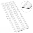 thumbnail image 2 of Clear Plastic Rulers,Bexikou 7 Pcs 12 Inch Straight Ruler,Plastic Measuring Tool for Office, 2 of 8