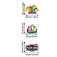 thumbnail image 4 of Welcome Mardi Gras Sign Decorations Hanging Door Decorations Carnival Party Supplies Masquerade Mask Party Wall Hanging Banner Front Door Decor, 4 of 10