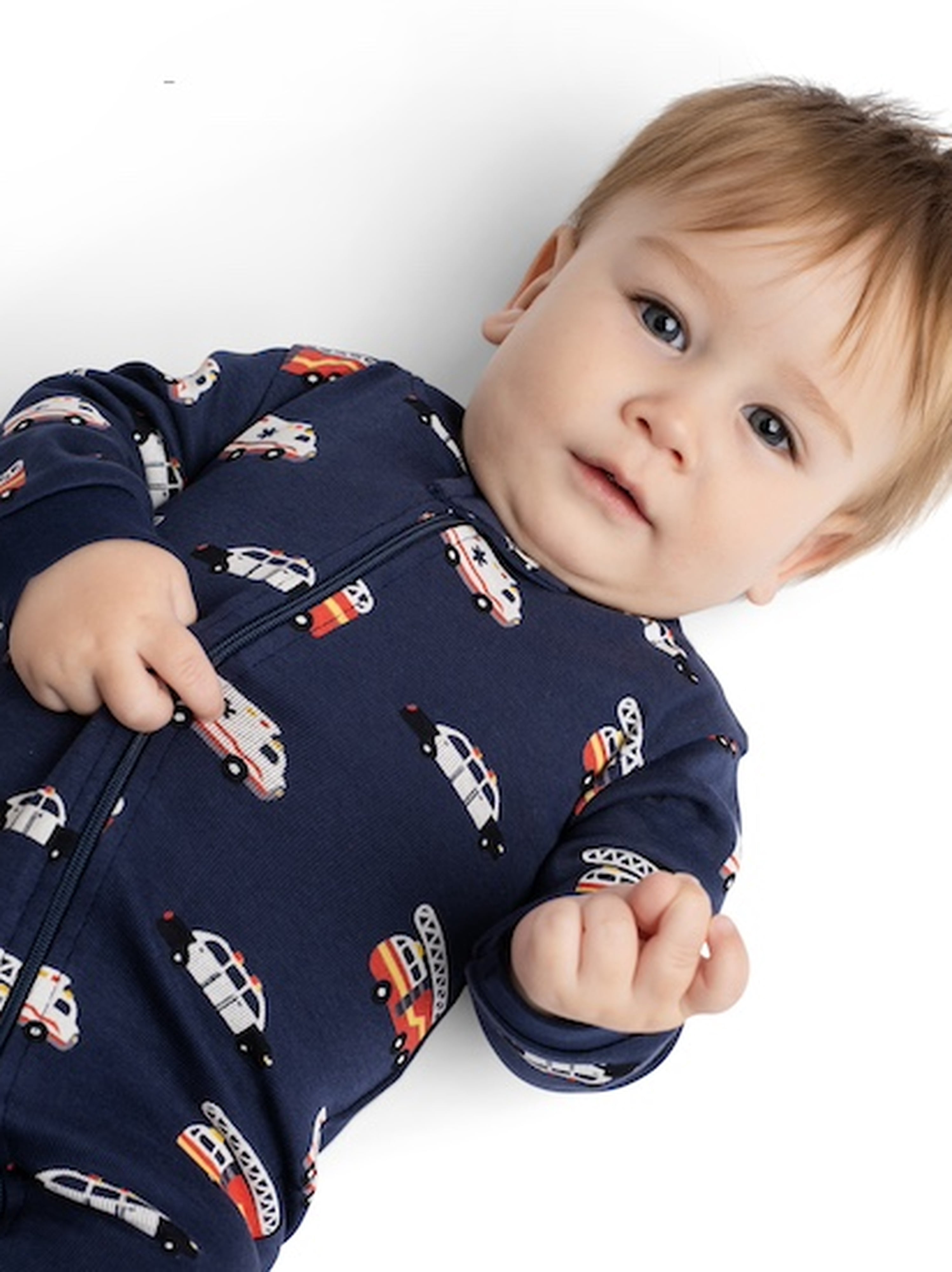 M+A by Monica + Andy, Organic Cotton One-Piece Coverall, Sizes Newborn - 18-24 Months