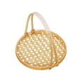 thumbnail image 3 of yuksok Handwoven Fruit Basket Bread Baking Tray Bread Basket for Kitchen Table Home Round, 3 of 9