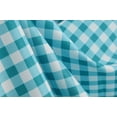 thumbnail image 6 of XIAOCHA Women's Gingham Flared Midi Dress Fitted Plaid Elbow Sleeve V Neck Gown Structured Retro Daily Dresses, 6 of 7