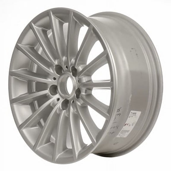 KAI 18 X 8 Reconditioned OEM Aluminum Alloy Wheel, All Painted Silver, Fits 2011-2019 BMW 5 Series
