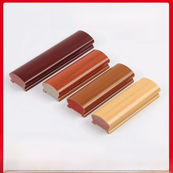 Pasamanos de escalera de PVC redondo en forma de herradura, pasamanos de escalera de polímero, barandilla de hierro para interiores y hogares