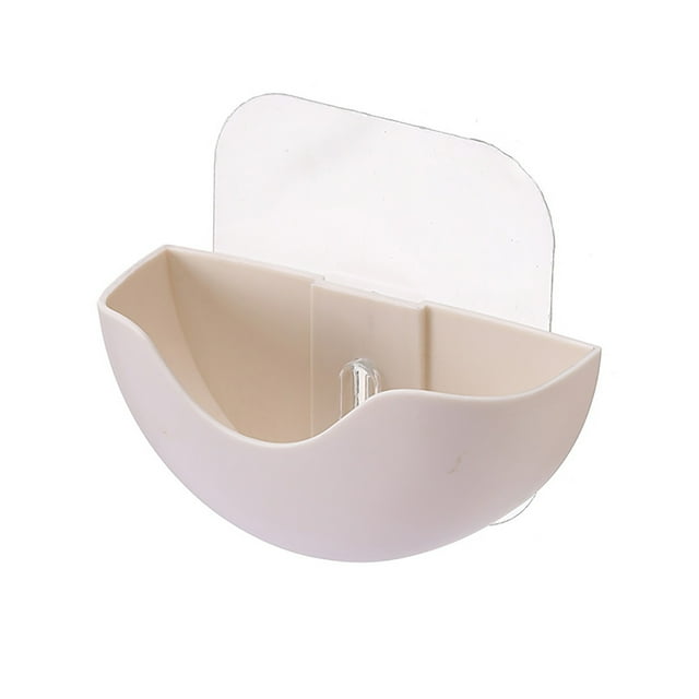 WHEANG Clearance Soap Dish Shower Wall Mounted Soap Tray Shower Bathroom Kitchen Countertop Creative Soap Rack With Handy Hook