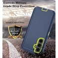 thumbnail image 6 of for Samsung Galaxy S23 FE Case with HD Screen Protector,[Not fit Galaxy S23 ] Samsung Galaxy S23 FE Phone Case [3 in 1] Heavy Duty Phone Case for Samsung Galaxy S23 FE 5G (BlueGreen), 6 of 13
