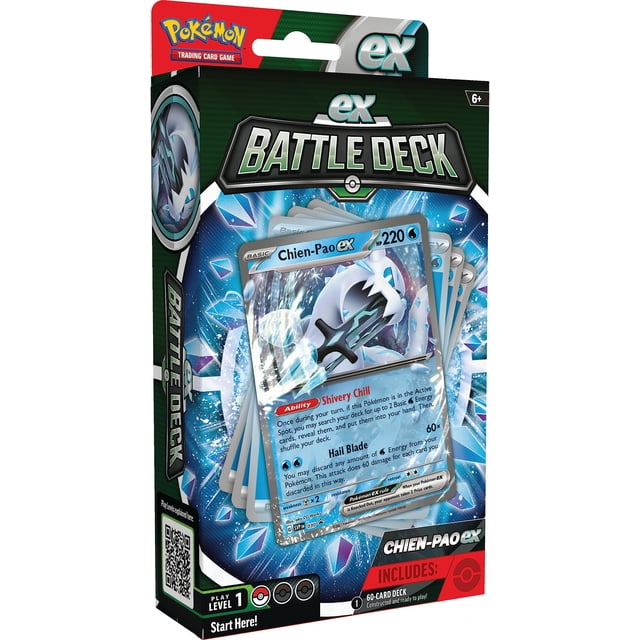 Juego de cartas coleccionables Battle Deck Pokemon Chien-Pao ex
