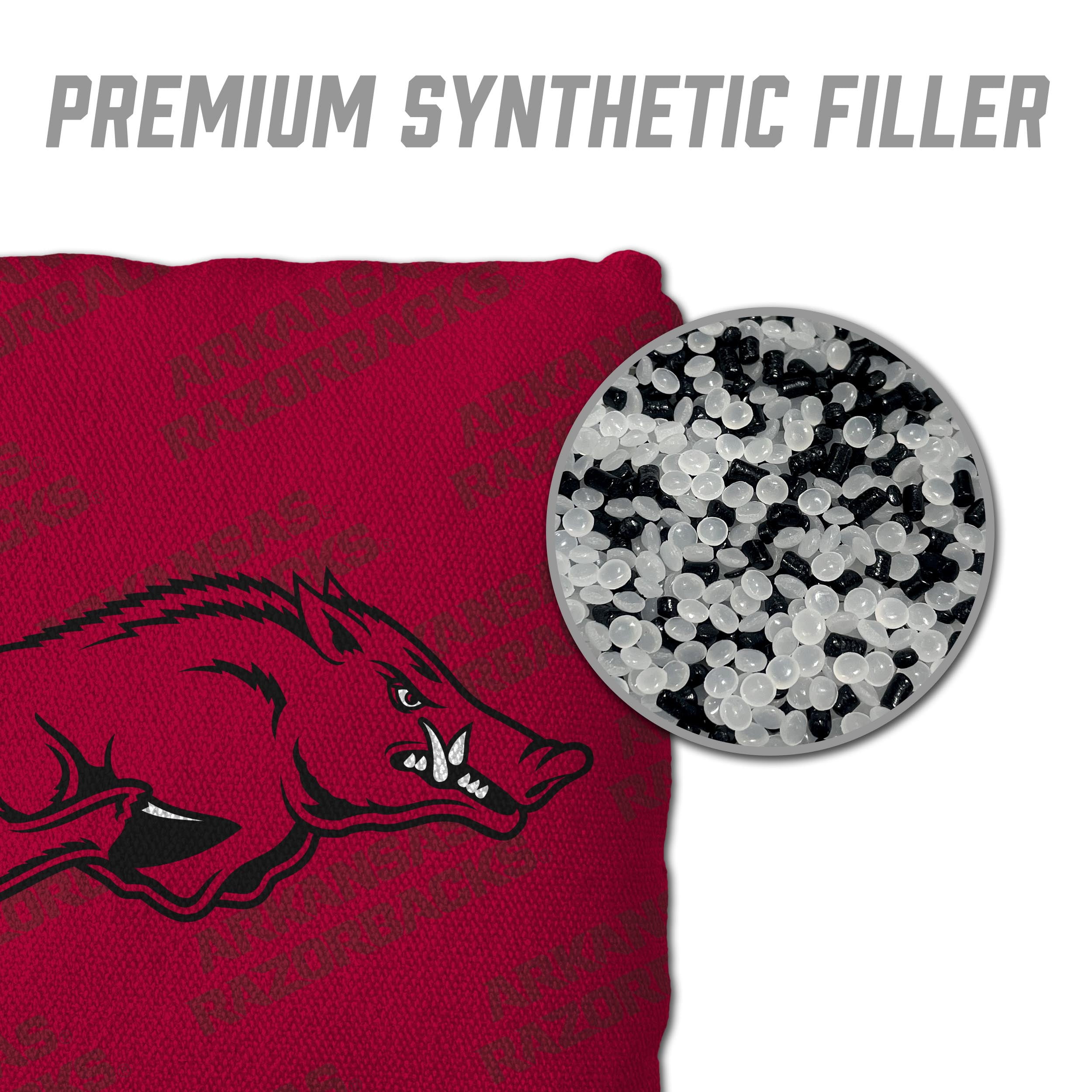 NCAA Arkansas Razorbacks Cornhole Bags - 4PK - Red