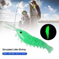 thumbnail image 1 of 50 Uds. De señuelos de pesca de agua salada de 3,5 cm, camarones luminosos con señuelo suave (verde luminoso), 1 of 6