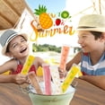 thumbnail image 2 of （50PCS）Disposable Ice Pop Mold Bags with Zip Seals – BPA Free Freezer Tubes for Yogurt Sticks, Juice & Smoothies, 7.5"x2", 2 of 7