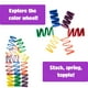 thumbnail image 3 of Recycled Plastic Stacking Block Set, Spring Designed Building Blocks for Ages 3-10, Engineering Building Toy, 3 of 3