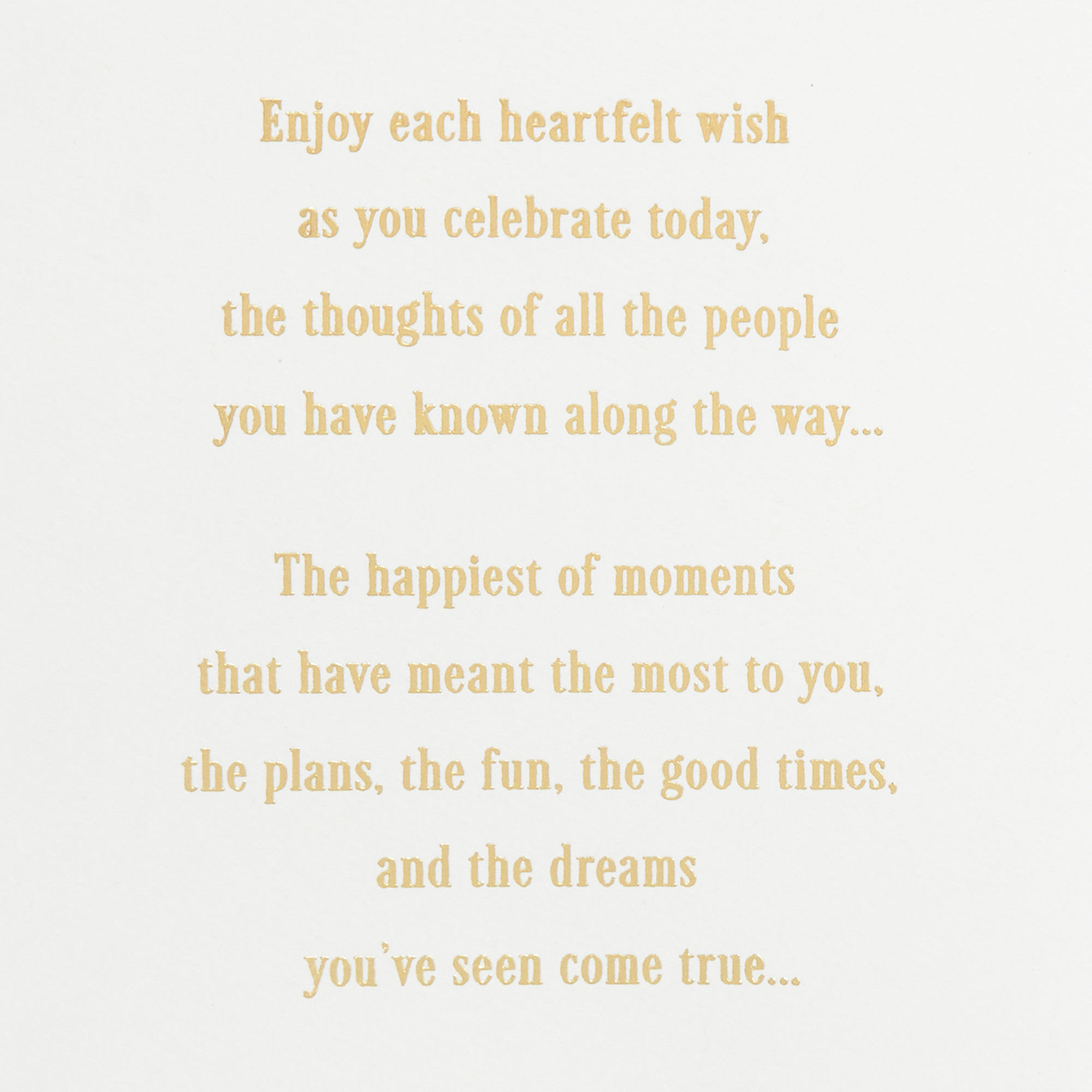 Hallmark 50th Anniversary Card (Happiness and Pride, Side by Side)