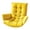 Yellow, variant on S SERENABLE Egg Chair Cushion Bohemian Garden Swing Seat Pad for Bedrooms Indoor Leisure Beige White
