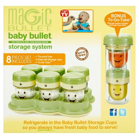 Magic Bullet Baby Bullet Storage System Kit, 8 count