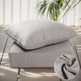 thumbnail image 2 of Jentlehouse 22''×24''×6'' Outdoor Deep Seat Cushions Set of 2,Water,UV & Fade Resistant High-Resilience Chair Cushion for Patio Furniture Chair Couch, 2 of 11
