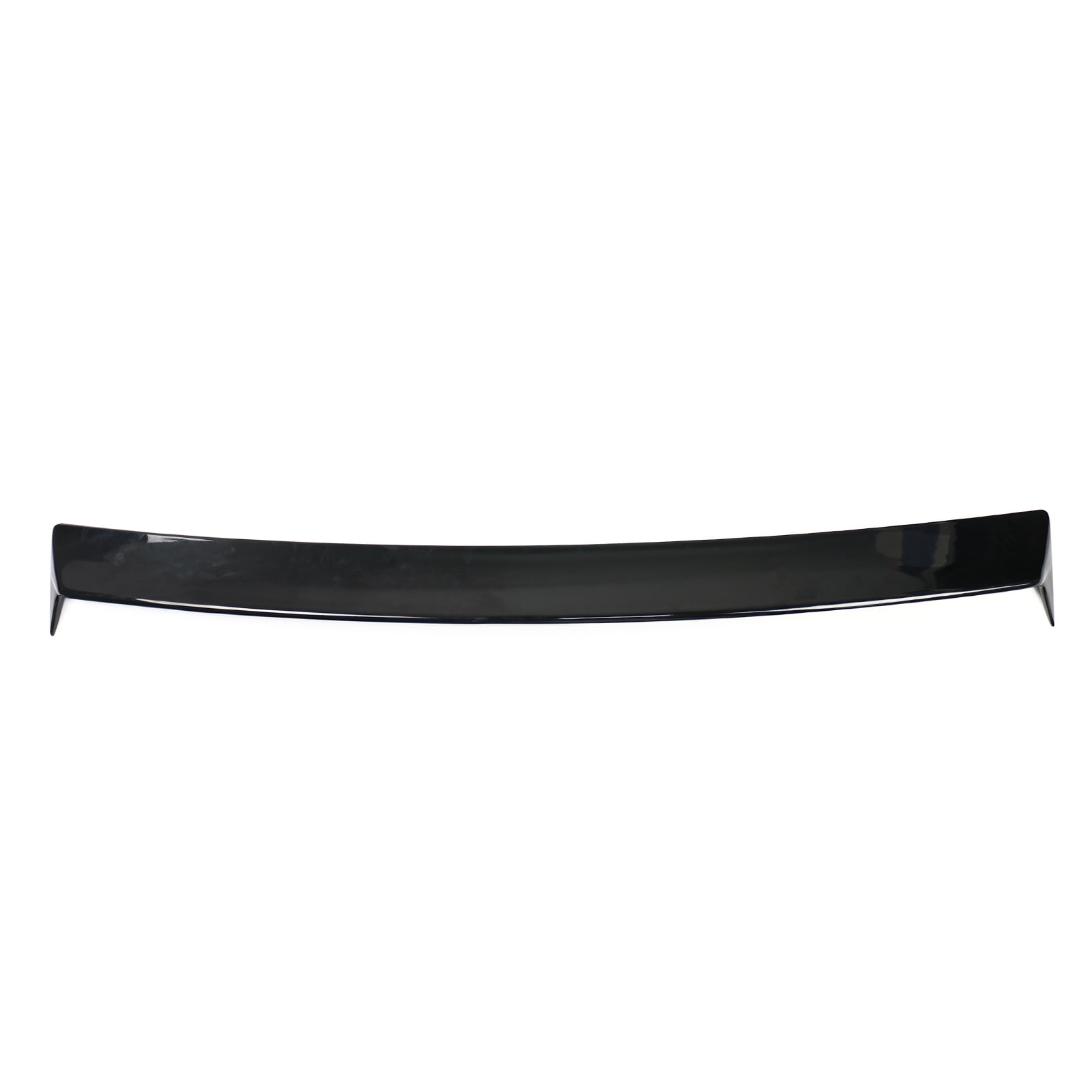 Ikon Motorsports Rear Roof Spoiler for 2020-2025 Tesla Model Y Gloss Black Shade Sun Vent Rain Deflector Blow Molding ABS