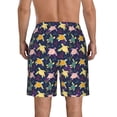thumbnail image 3 of Naloa Turtle Men's Beach Shorts, Surfing shorts, Swim trunks, Quick Dry Swim Trunks for Surfing Beach Fun - Large, 3 of 9