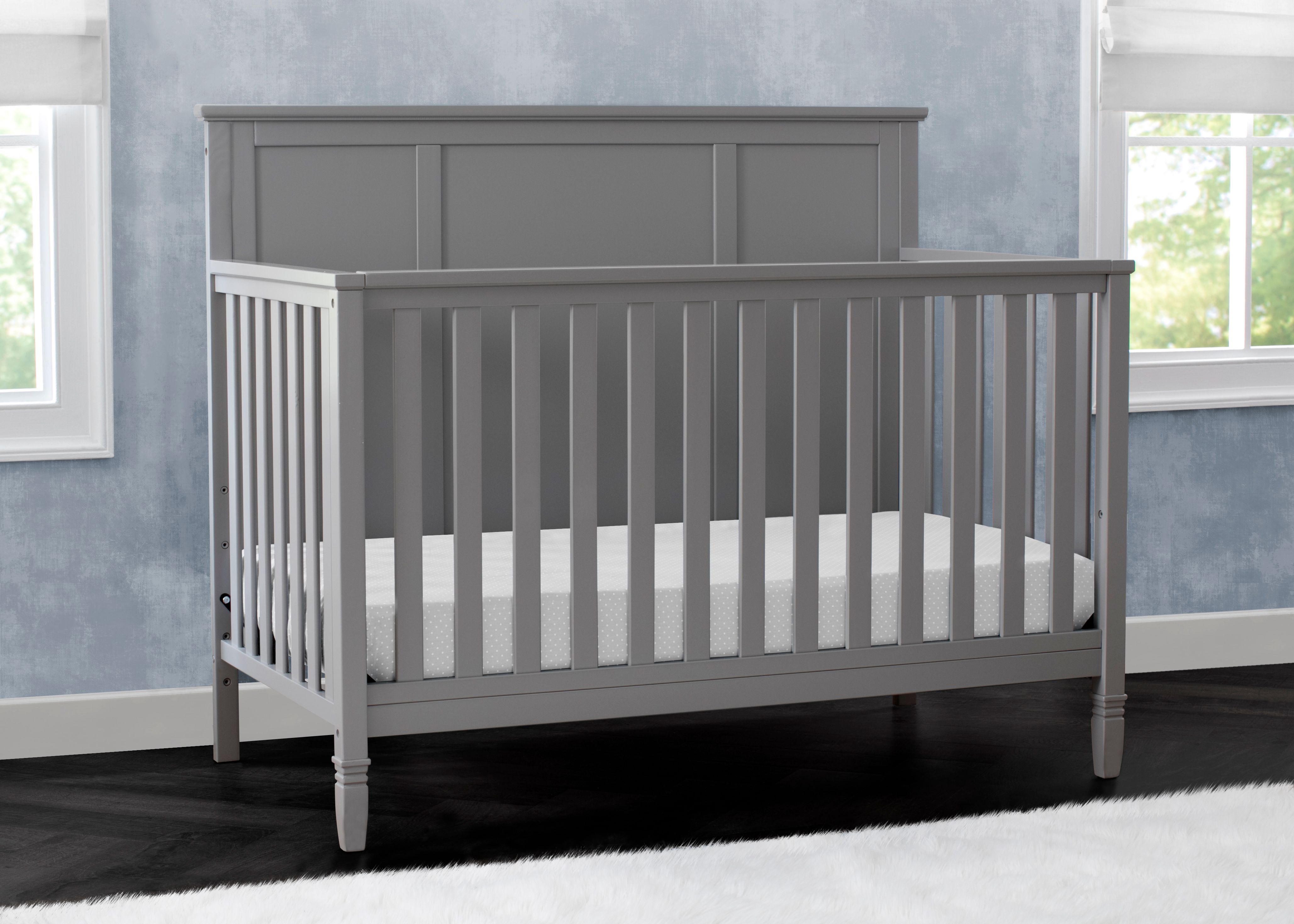 Delta Children Epic 4-in-1 Convertible Crib, Greenguard Gold Certified, Gray - image 3 of 8