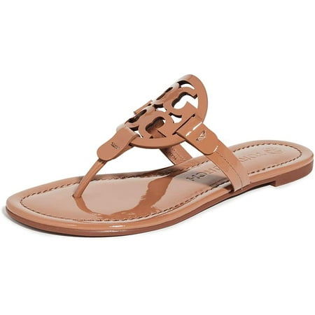

Tory Burch Womens Miller Thong Sandals 12 Tan