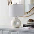 thumbnail image 1 of Safavieh Lighting Collection Ivy Nautical Ivory Seashell Round 20-inch Bedroom Living Room Home Office Desk Nightstand Table Lamp (LED Bulb Included), 1 of 5