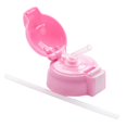 thumbnail image 4 of Cubierta Portátil Para Vasos De Prueba De Derrames Para Niños Cubierta Para Vasos De Tapa De Botella De Tubo Para Beber Rosado Soledad Tapa de la taza de agua, 4 of 6