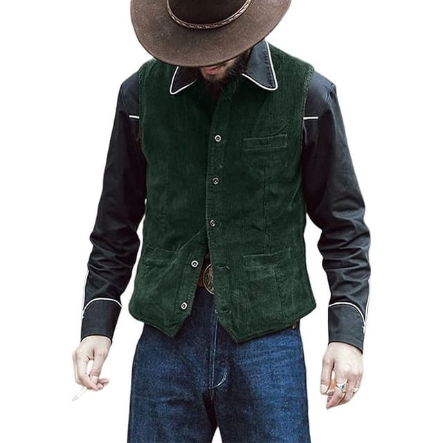 Traje de hombre, chaleco casual, chaleco con cuello en V, vestido formal informal ajustado para negocios, estilo retro