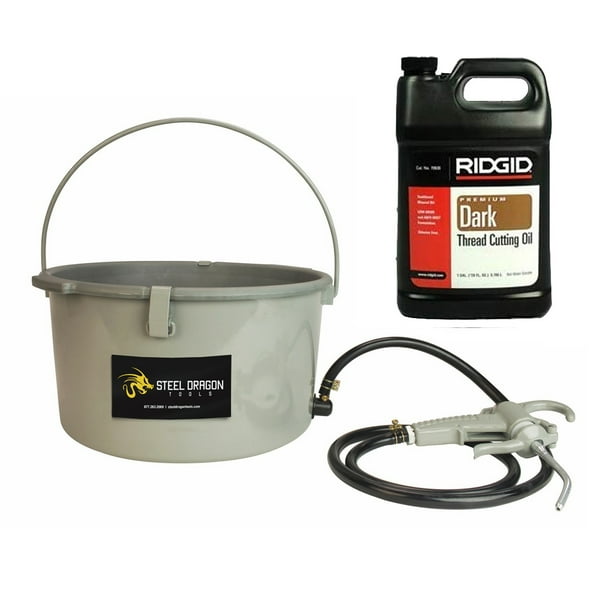 Steel Dragon Tools® 418 Handheld Oiler Bucket 10883 and 1 Gallon of