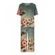 thumbnail image 4 of Conjunto de Verano para las Mujeres Impreso Cuello Redondo sin Mangas Y Pantalones, Casual Dos Piezas para las Mujeres, 4 of 5