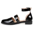 thumbnail image 3 of Journee Womens Constance Buckle Round Toe Mary Jane Flats, Widths Available, 3 of 10