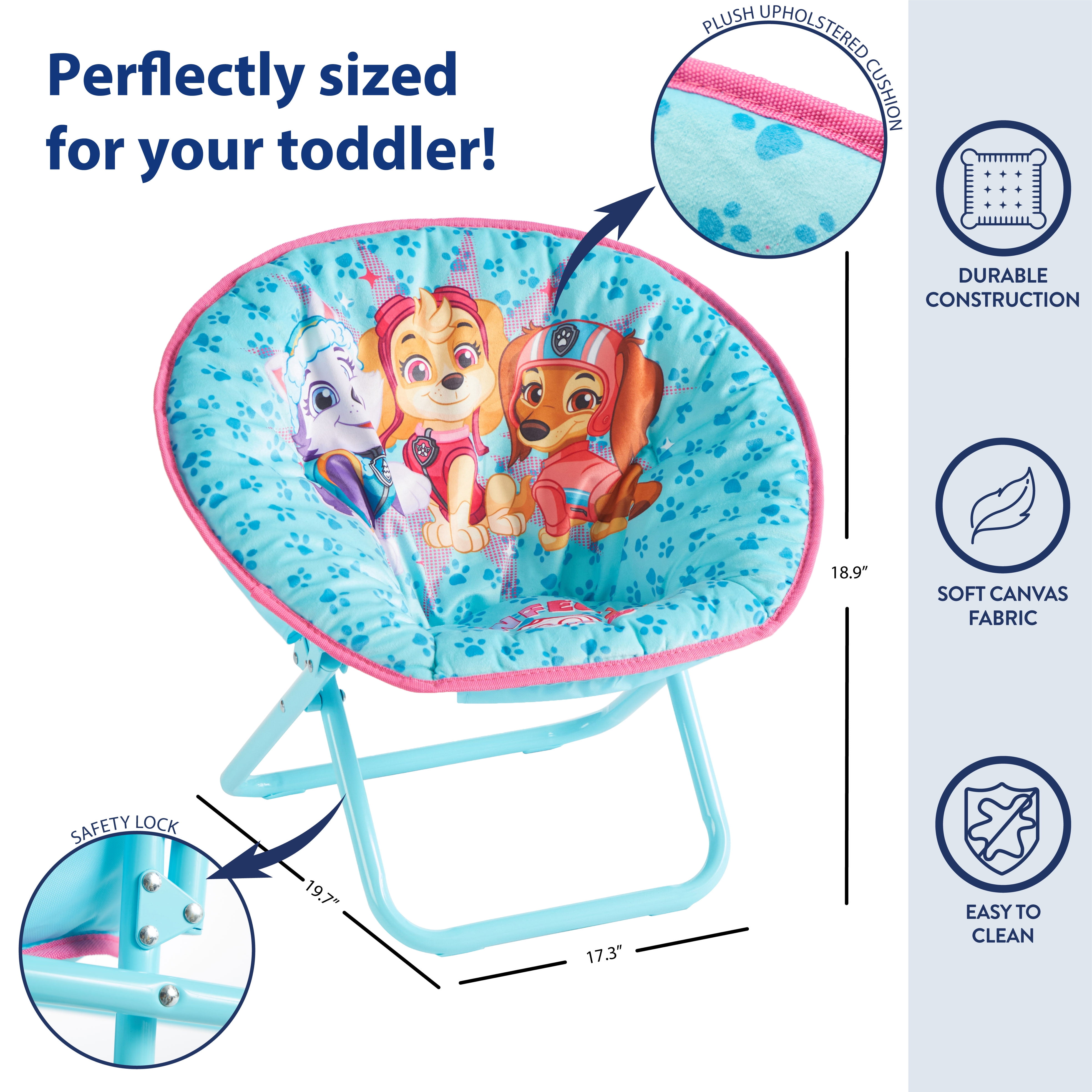 Nickelodeon's Paw Patrol 19" Toddler Mini Saucer Chair
