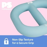 Popsugar Grip Weight 5lb, Sky Blue, Dumbbell