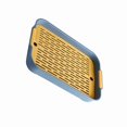 thumbnail image 3 of BIMZUC Double Layer Food Drain Tray, Plastic Dish Drying Plate and Utensil Drip Holder for Home Kitchen Countertop (10.63 inches / 27.0 cm), Deep Sea Blue Multi-Functional Space-Saving Rack, 3 of 3