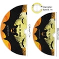 thumbnail image 3 of FMSHPON Happy Halloween Scary Bat Xmas Christmas Tree Skirt Stand Mat for Holiday Party Decoration Indoor Outdoor 36 inches, 3 of 6