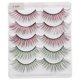 thumbnail image 1 of GOOHOCHY 5 pares pestañas falsas realesistas pestañas de ojo natural 3D Cedillas postizas, 1 of 7