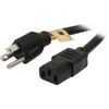 Tripp Lite Model P007-006 6 ft. IEC-320-C13 to NEMA 5-15P Heavy-Duty 14AWG Power Cable