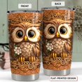 thumbnail image 2 of Taza aislante Tumbler SANDJEST de acero inoxidable con forma de búho, 20 oz, 2 of 7