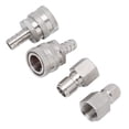 thumbnail image 3 of LHCER Durable Connector, /2in Silver Home Brew Fitting Lightweight Quick Fitting, For Beer Kegs Beverages, 3 of 8