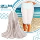 thumbnail image 4 of Sonducket Bufanda de empalme de bolas de lana, pañuelo para el cuello, no se ensucia fácilmente, diseño aerodinámico, no daña la piel, silenciador Accesorios de disfraces 5Beige Sonducket AP009495-05, 4 of 6