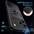 thumbnail image 3 of TYJKeJi Fashion Case Kickstand Drop Resistant Shockproof Case For iPhone 17 Pro Max, 3 of 7