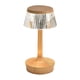 thumbnail image 2 of Lámpara de mesa de cristal Lámpara de noche regulable de acrílico Lámpara de noche decorativa para Madera, 2 of 9