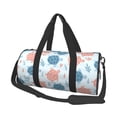 thumbnail image 1 of Fotbe Sea Turtle Bolsa Deportiva de Lona Plegable con Estampado, Bolsa de Gimnasio con Bolsillo Seco/Húmedo, Bolsa de Viaje Ultraligera de Gran Capacidad, 1 of 6