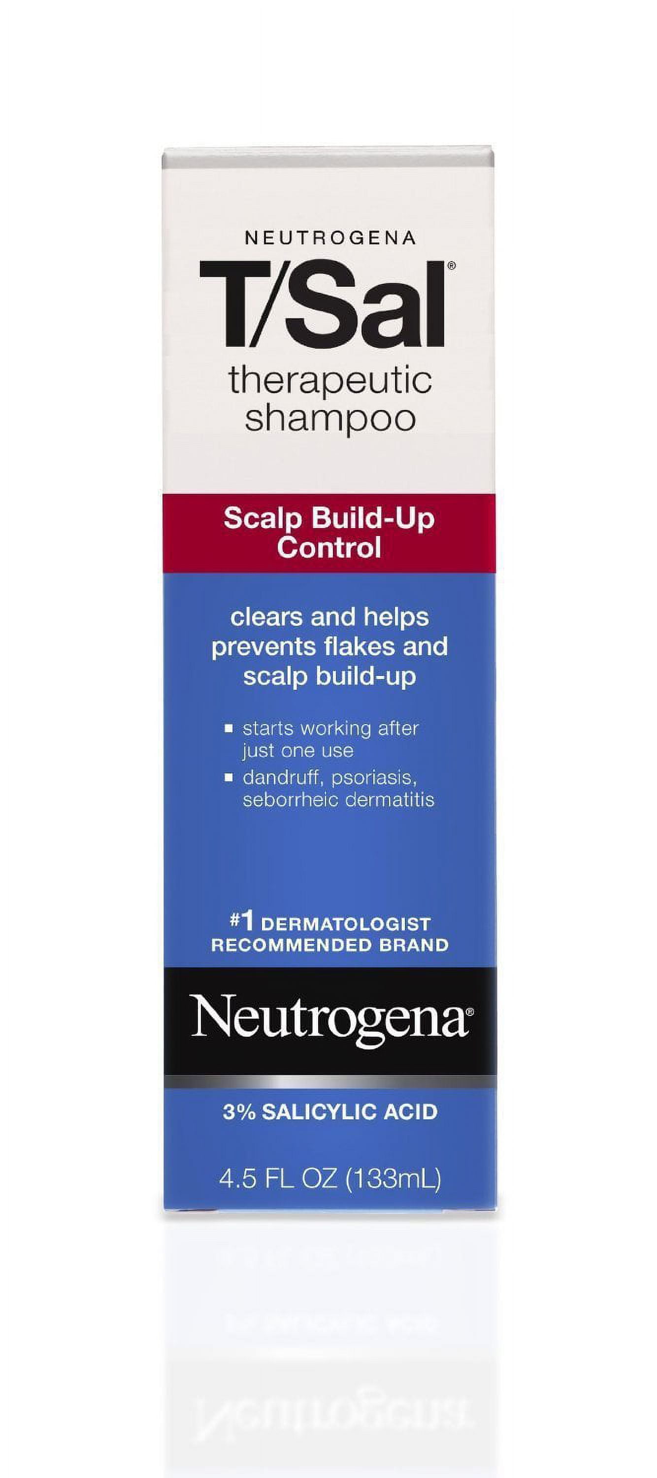 3 Pack Neutrogena T/Sal Therapeutic Maximum Strength Shampoo 4.50 oz Each