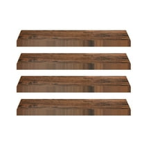 Achim Home Furnishings Tivoli II Peel & Stick Vinyl Floor Planks, Mahogany, 10Pk (4 Pack)