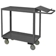 thumbnail image 3 of Durham OPC-3060-2-95 14 Gauge Steel Order Picking Cart with 2 Shelf - 30 x 60 x 41 in., 3 of 4