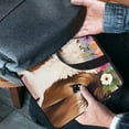 thumbnail image 4 of AWERP Cow with Flower Crown Laptop Bag Soft Carrying Travel Case 13inch, 4 of 5