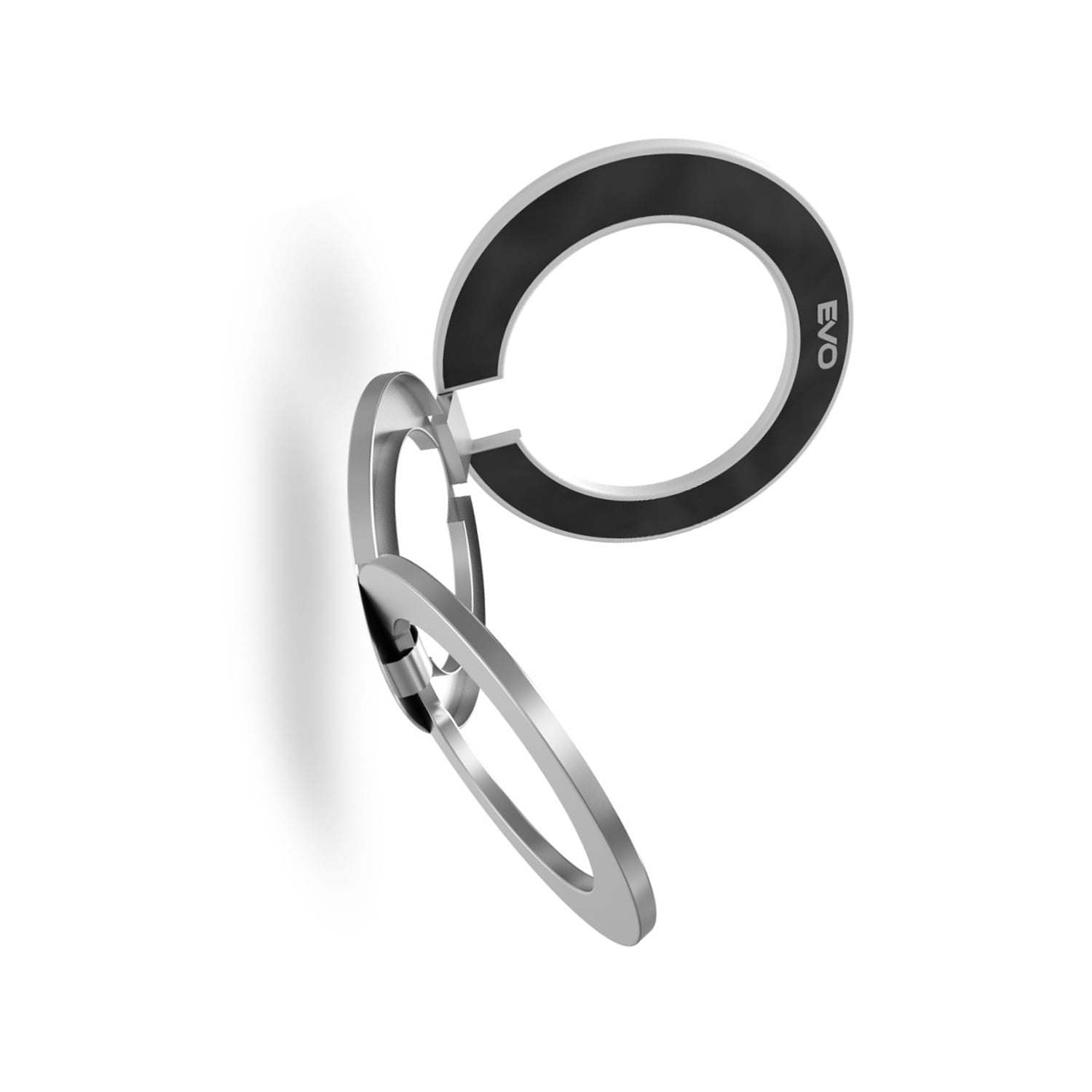 EVO PO2 Magnetic Mobile Ring Holder for Wireless Charging Devices - White
